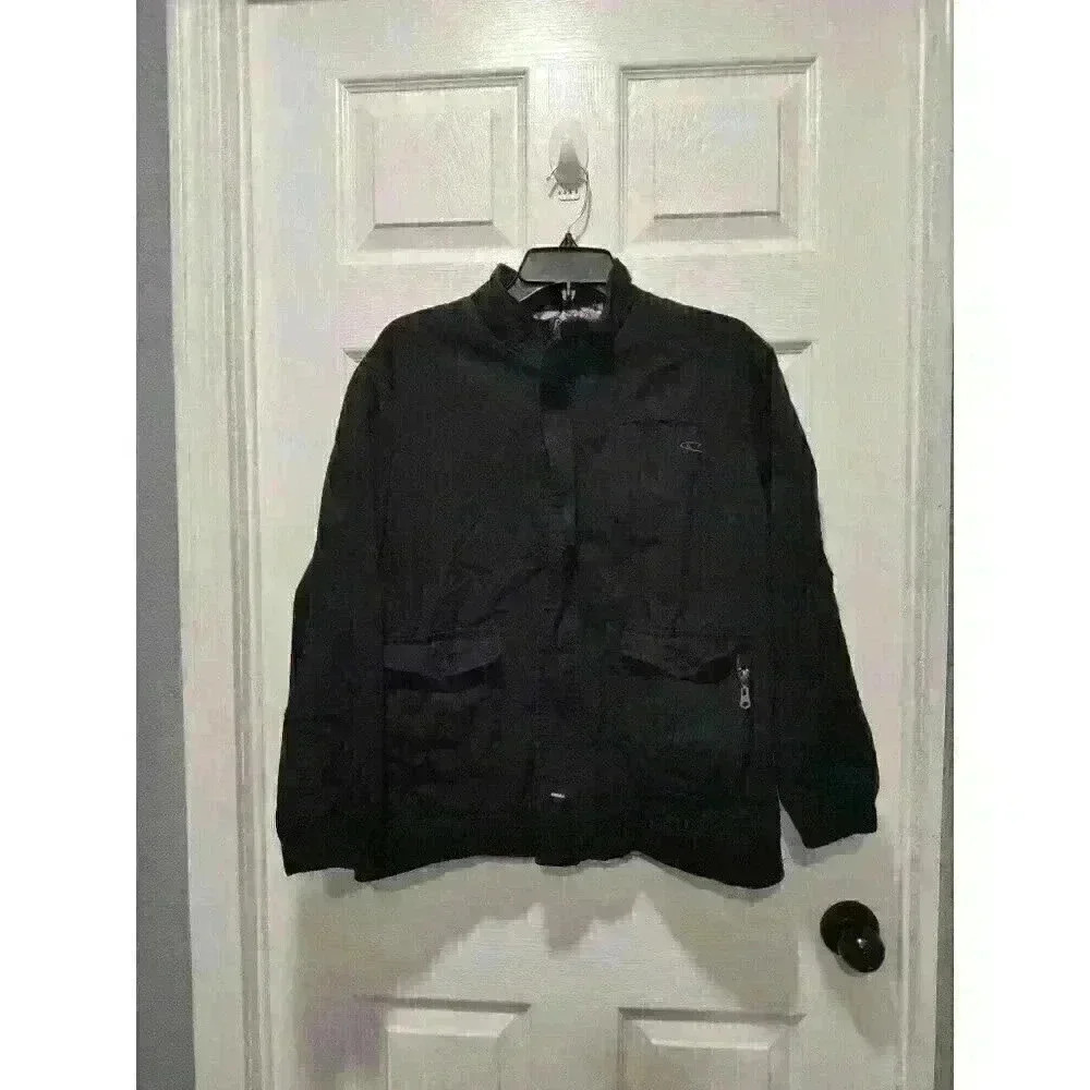 Vintage Y2K‎ O’Neill Black Full Zip Jacket Lined Outdoor Skate Mens XL EUC!